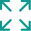 Expand view symbol